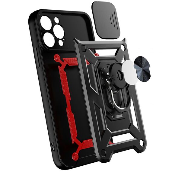 Hybrid Armor Camshield case for Realme 10 Pro armored case with camera cover black - Uncategorized Cases (2) - Cases - Techbox