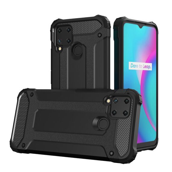 Hybrid Armor case for Realme 10 5G / Realme 9i 5G armored hybrid case black | Techbox