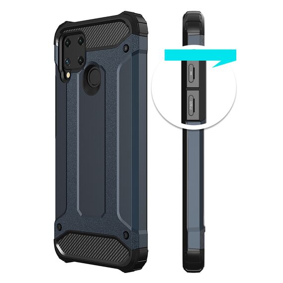Hybrid Armor case for Realme 10 5G / Realme 9i 5G armored hybrid case black | Techbox