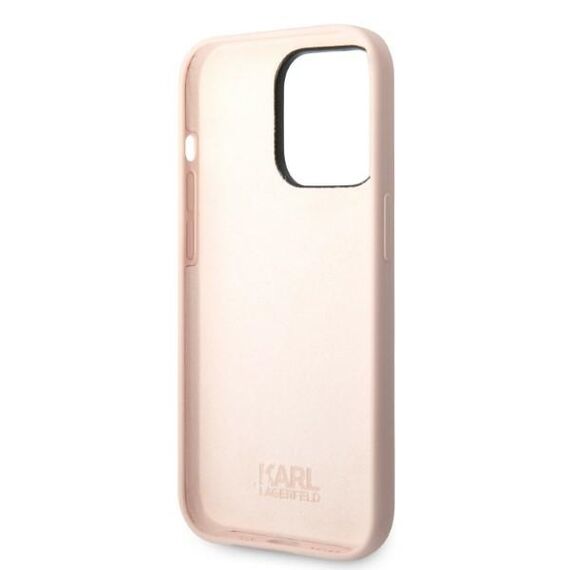 Karl Lagerfeld KLHCP14LSNCHBCP iPhone 14 Pro 6.1" hardcase pink/pink Silicone Choupette - Apple Cases - Cases - Techbox