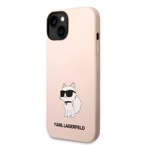 Karl Lagerfeld KLHCP14MSNCHBCP iPhone 14 Plus 6.7" hardcase pink/pink Silicone Choupette - Apple Cases - Cases - Techbox