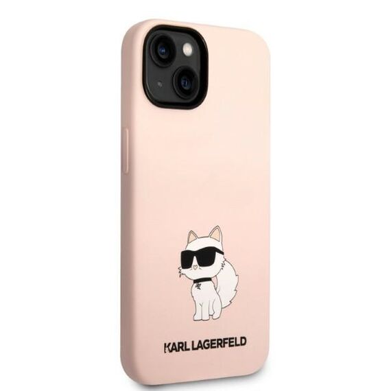 Karl Lagerfeld KLHCP14MSNCHBCP iPhone 14 Plus 6.7" hardcase pink/pink Silicone Choupette - Apple Cases - Cases - Techbox