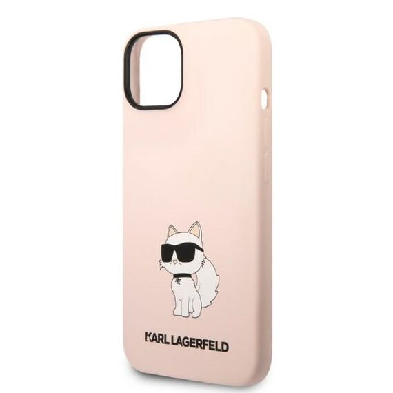 Karl Lagerfeld KLHCP14MSNCHBCP iPhone 14 Plus 6.7" hardcase pink/pink Silicone Choupette - Apple Cases - Cases - Techbox