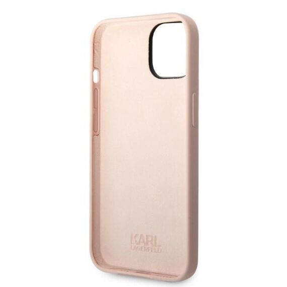 Karl Lagerfeld KLHCP14MSNIKBCP iPhone 14 Plus 6.7" hardcase pink/pink Silicone Ikonik - Apple Cases - Cases - Techbox