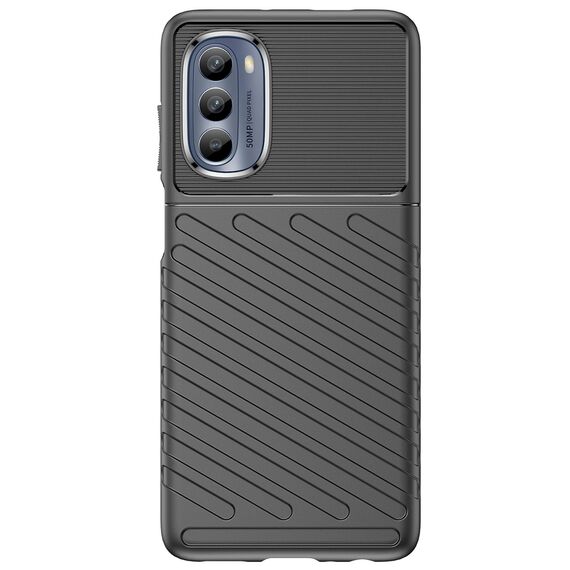 Thunder Case for Motorola Moto G62 5G silicone armor case black | Techbox