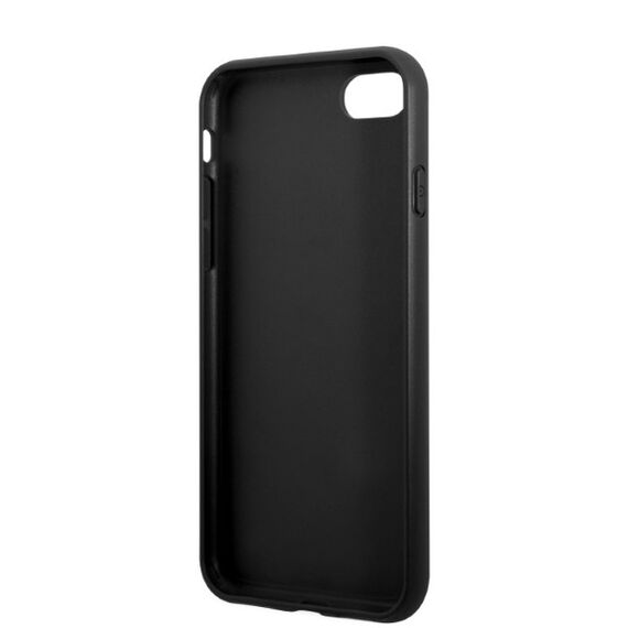 Guess GUHCI8PSATPK iPhone 7/8 SE 2020 / SE 2022 hardcase black/black hardcase Saffiano Triangle Logo Cardslot - Uncategorized Cases (2) - Cases - Techbox