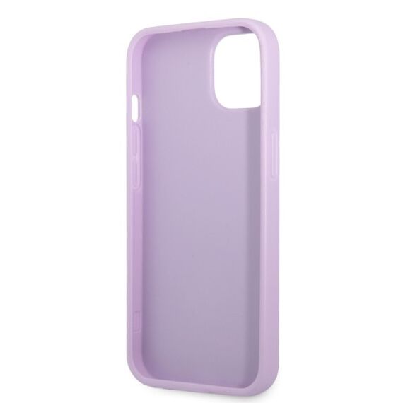 Guess GUHCP13SPS4MU iPhone 13 mini 5.4" purple/purple hardcase Saffiano 4G Small Metal Logo | Techbox