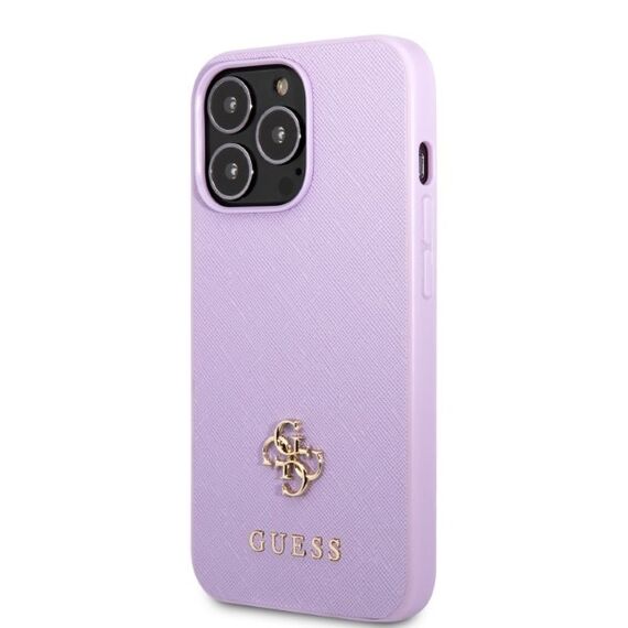 Guess GUHCP13XPS4MU iPhone 13 Pro Max 6.7" purple/purple hardcase Saffiano 4G Small Metal Logo - Apple Cases - Cases - Techbox