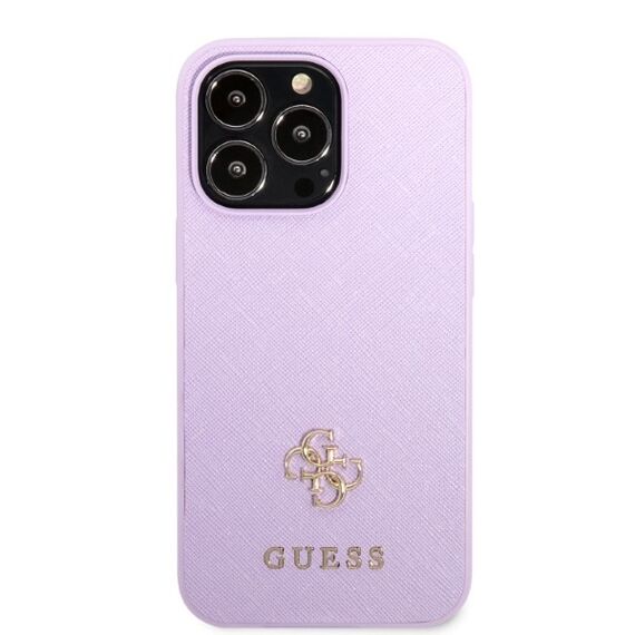 Guess GUHCP13XPS4MU iPhone 13 Pro Max 6.7" purple/purple hardcase Saffiano 4G Small Metal Logo - Apple Cases - Cases - Techbox