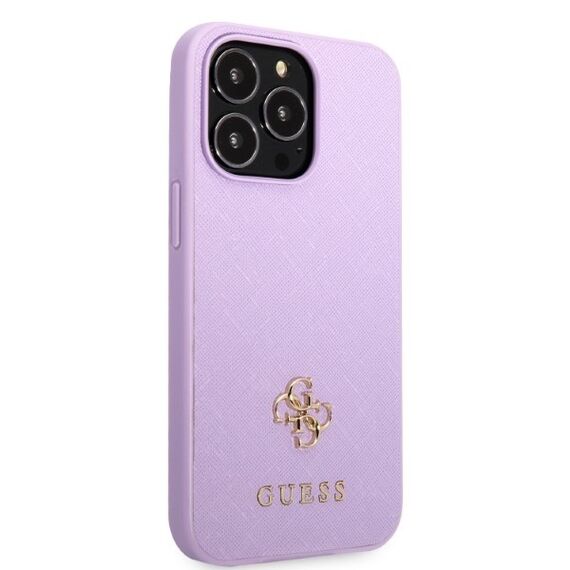 Guess GUHCP13XPS4MU iPhone 13 Pro Max 6.7" purple/purple hardcase Saffiano 4G Small Metal Logo - Apple Cases - Cases - Techbox