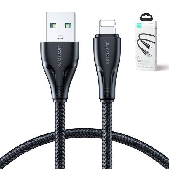 Joyroom cable USB - Lightning 2.4A Surpass Series 1.2 m black (S-UL012A11) - Cables & Adapters - Cables & Accessories - Techbox