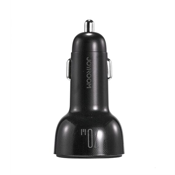 Joyroom car charger 70W with 3 ports: USB, 2 x USB C black (JR-CL26) | Techbox