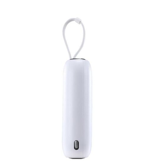 Joyroom mini powerbank 10000mAh Colorful Series 22.5W with 2 built-in USB C and Lightning cables white (JR-L012) | Techbox