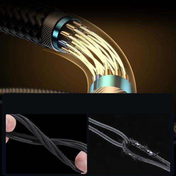 Joyroom USB C cable angled - USB C for fast charging and data transfer 100W 1.2 m black (S-CC100A6) - Cables & Adapters - Cables & Accessories - Techbox