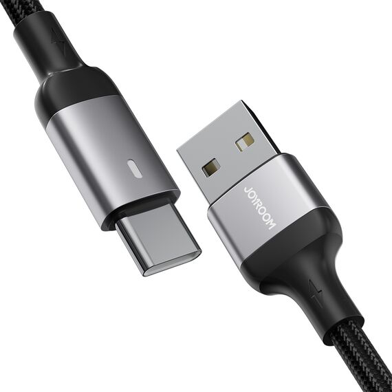 Joyroom USB cable - USB C 3A for fast charging and data transfer A10 Series 1.2 m black (S-UC027A10) - Cables & Adapters - Cables & Accessories - Techbox