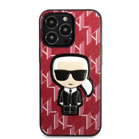 Karl Lagerfeld KLHCP13LPMNIKPI iPhone 13 Pro / 13 6.1" hardcase red/red Monogram Ikonik Patch - Apple Cases - Cases - Techbox