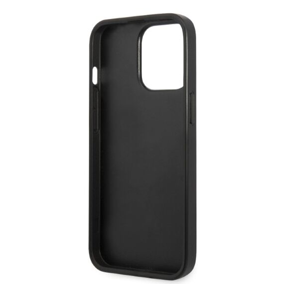 Karl Lagerfeld KLHCP13LSFMP2K iPhone 13 Pro / 13 6.1" hardcase black/black Saffiano Plaque - Apple Cases - Cases - Techbox