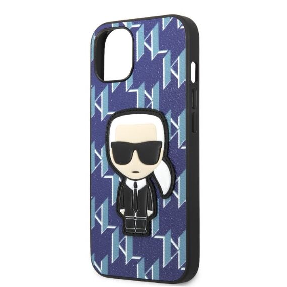 Karl Lagerfeld KLHCP13MPMNIKBL iPhone 13 6.1" hardcase blue/blue Monogram Ikonik Patch | Techbox