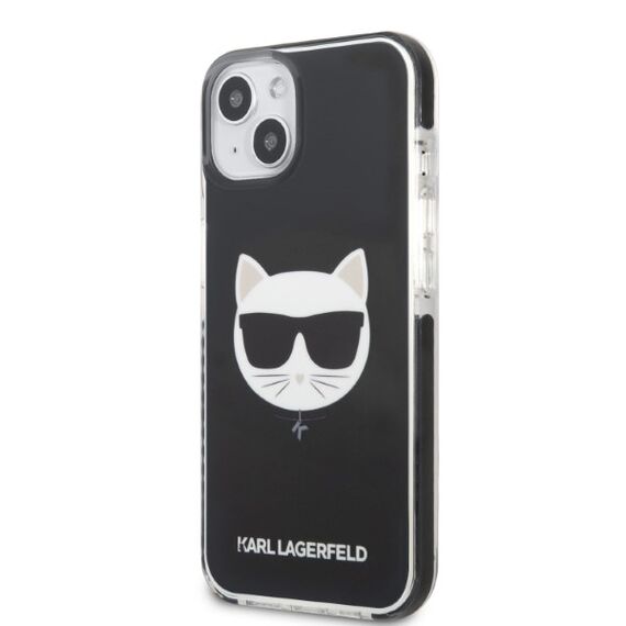Karl Lagerfeld KLHCP13STPECK iPhone 13 mini 5.4" hardcase black/black Choupette Head | Techbox