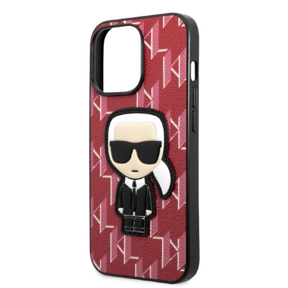 Karl Lagerfeld KLHCP13XPMNIKPI iPhone 13 Pro Max 6.7" hardcase red/red Monogram Ikonik Patch - Apple Cases - Cases - Techbox