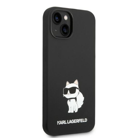 Karl Lagerfeld KLHMP14MSNCHBCK iPhone 14 Plus 6.7" hardcase black/black Silicone Choupette MagSafe - Apple Cases - Cases - Techbox