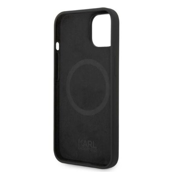 Karl Lagerfeld KLHMP14MSNCHBCK iPhone 14 Plus 6.7" hardcase black/black Silicone Choupette MagSafe - Apple Cases - Cases - Techbox