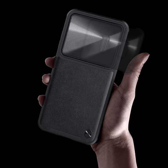 Nillkin CamShield Leather S Case for Samsung Galaxy S23+ cover with camera cover black - Samsung Cases - Cases - Techbox