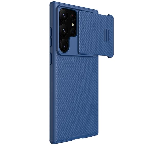 Nillkin CamShield S Case Samsung Galaxy S23 Ultra Armored Cover Camera Protector Blue | Techbox