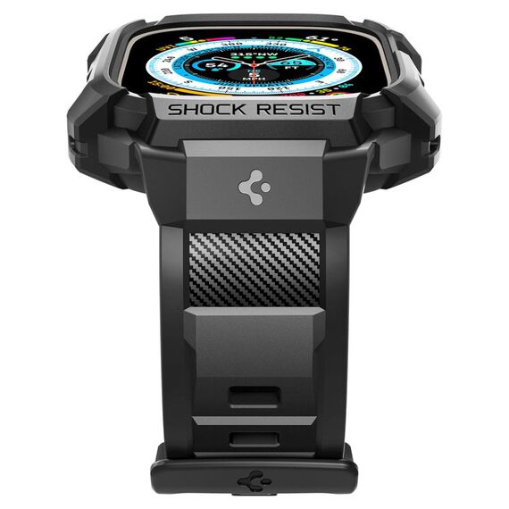 Spigen Rugged Armor Pro Apple Watch Ultra (49mm) Strap Case - Black | Techbox