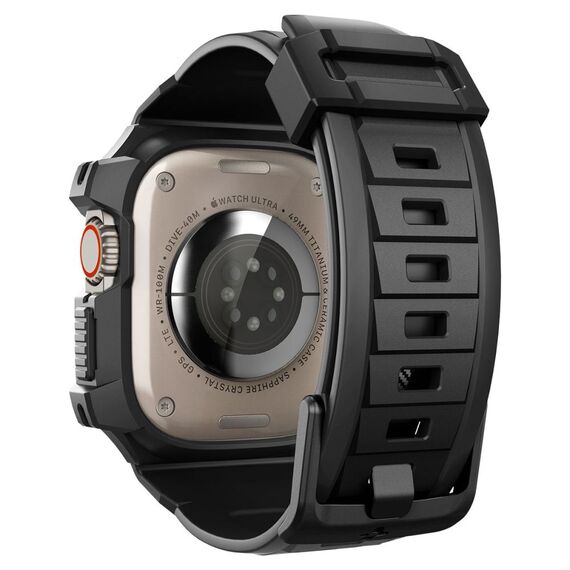 Spigen Rugged Armor Pro Apple Watch Ultra (49mm) Strap Case - Black | Techbox