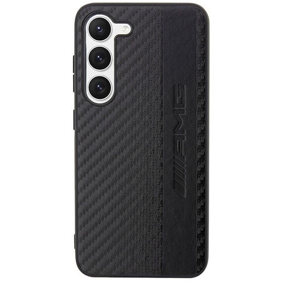 AMG AMHCS23SBLSCA S23 S911 black/black hardcase Carbon Stripe&amp;Embossed - Samsung Cases - Cases - Techbox