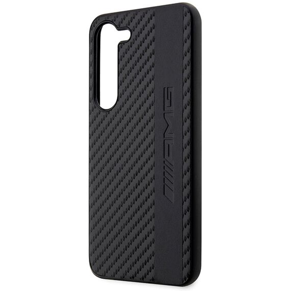 AMG AMHCS23SBLSCA S23 S911 black/black hardcase Carbon Stripe&amp;Embossed - Samsung Cases - Cases - Techbox