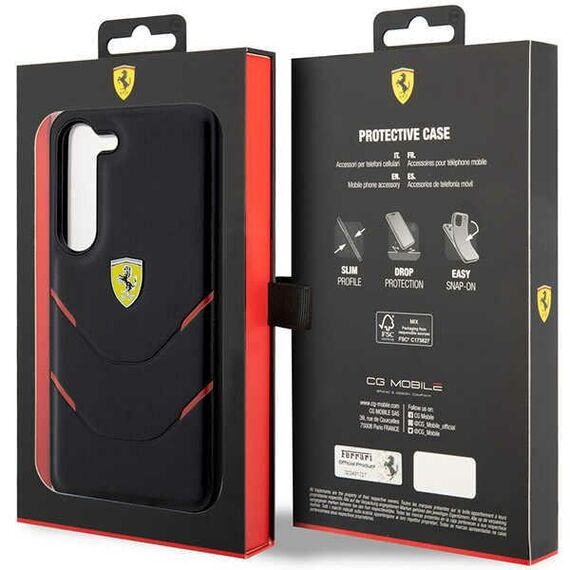 Ferrari FEHCS23SPBAK S23 S911 black/black hardcase Hot Stamp Lines | Techbox