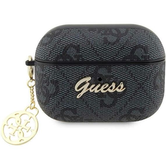 Guess GUAP2G4GSMK AirPods Pro 2 cover black/black 4G Charm Collection - Smartphone Accessories - Cables & Accessories - Techbox