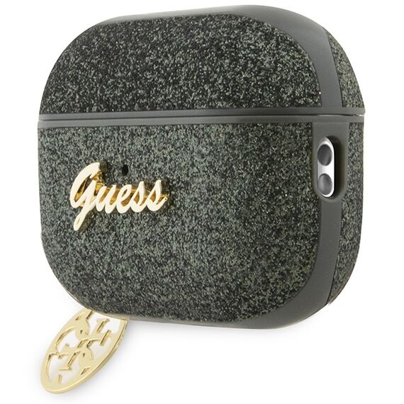 Guess GUAP2GLGSHA AirPods Pro 2 cover green/kaki Glitter Flake 4G Charm - Smartphone Accessories - Cables & Accessories - Techbox