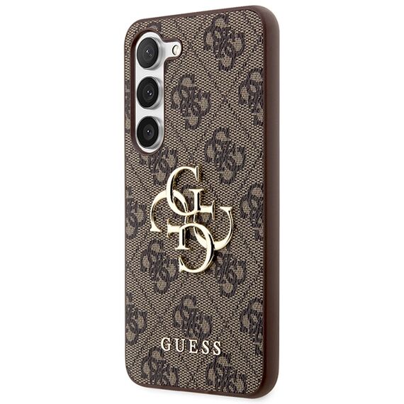 Guess GUHCS23S4GMGBR S23 S911 brown/brown hardcase 4G Big Metal Logo | Techbox