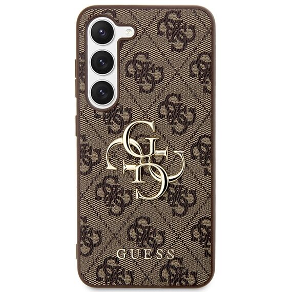 Guess GUHCS23S4GMGBR S23 S911 brown/brown hardcase 4G Big Metal Logo | Techbox