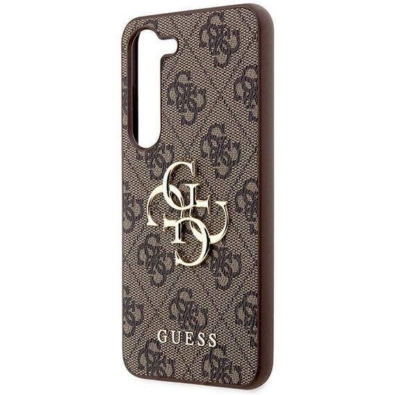 Guess GUHCS23S4GMGBR S23 S911 brown/brown hardcase 4G Big Metal Logo | Techbox