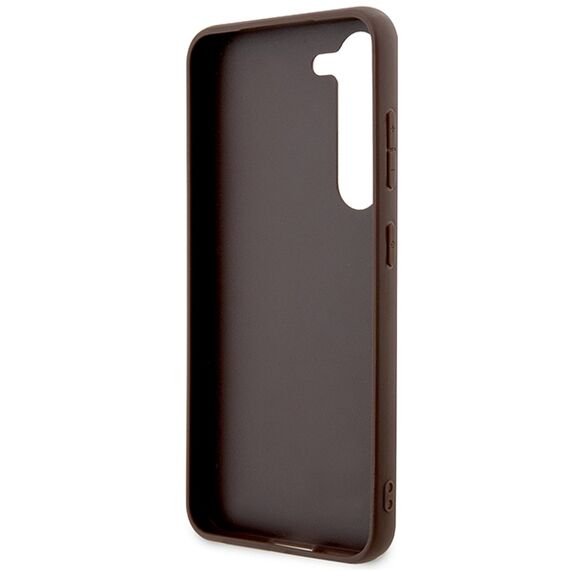 Guess GUHCS23S4GMGBR S23 S911 brown/brown hardcase 4G Big Metal Logo | Techbox