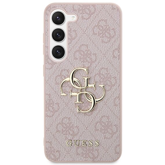 Guess GUHCS23S4GMGPI S23 S911 pink/pink hardcase 4G Big Metal Logo | Techbox