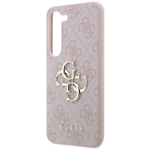 Guess GUHCS23S4GMGPI S23 S911 pink/pink hardcase 4G Big Metal Logo | Techbox