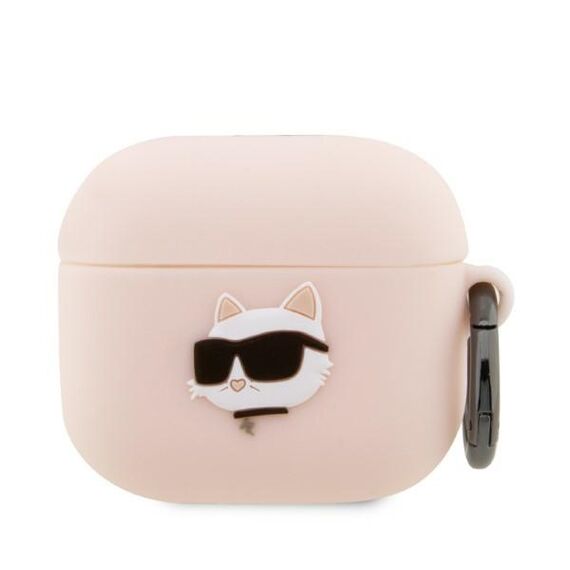 Karl Lagerfeld KLA3RUNCHP AirPods 3 cover pink/pink Silicone Choupette Head 3D - Smartphone Accessories - Cables & Accessories - Techbox