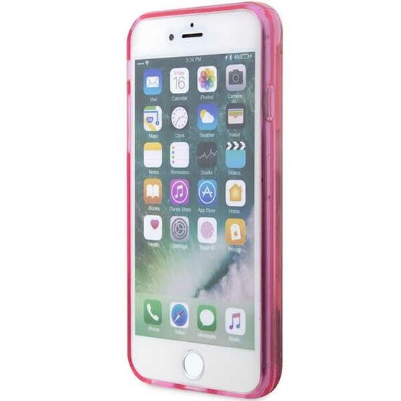 Karl Lagerfeld KLHCI8LNKHCP iPhone 7/8/ SE 2020/2022 pink/pink hardcase Glitter Karl Head - Uncategorized Cases (2) - Cases - Techbox