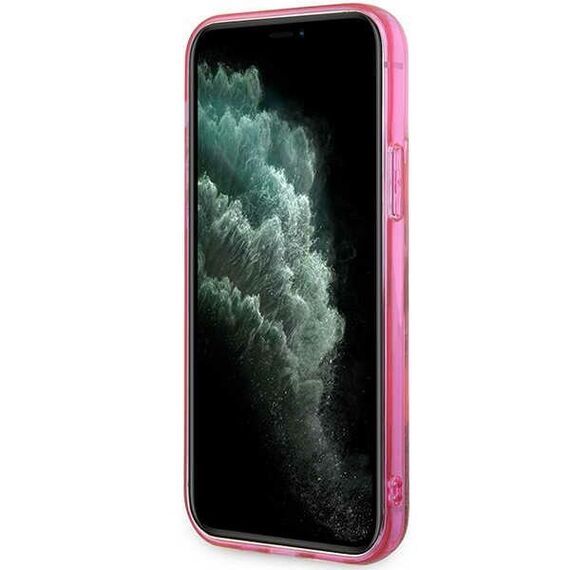 Karl Lagerfeld KLHCP12MLNCHCP iPhone 12/ 12 Pro 6.1" pink/pink hardcase Glitter Choupette Head | Techbox