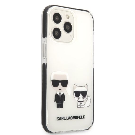 Karl Lagerfeld KLHCP13XTPEKCW iPhone 13 Pro Max 6.7" hardcase white/white Karl&amp;Choupette | Techbox