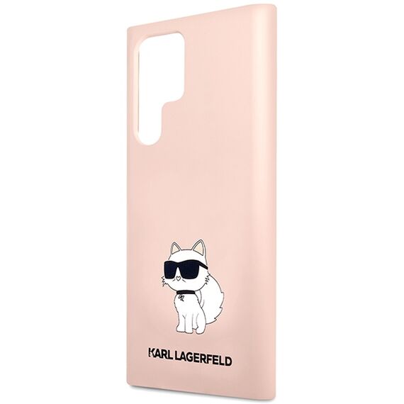 Karl Lagerfeld KLHCS23LSNCHBCP S23 Ultra S918 hardcase pink/pink Silicone Choupette | Techbox