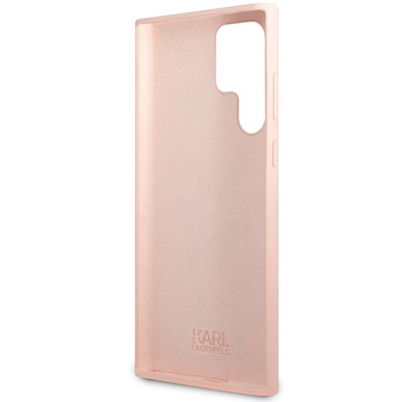 Karl Lagerfeld KLHCS23LSNCHBCP S23 Ultra S918 hardcase pink/pink Silicone Choupette | Techbox