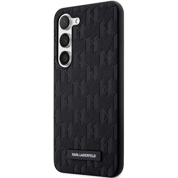 Karl Lagerfeld KLHCS23MSAKLHPK S23+ S916 hardcase black/black Saffiano Mono Metal Logo | Techbox