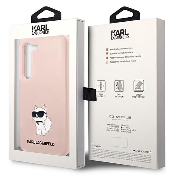 Karl Lagerfeld KLHCS23MSNCHBCP S23+ S916 hardcase pink/pink Silicone Choupette | Techbox