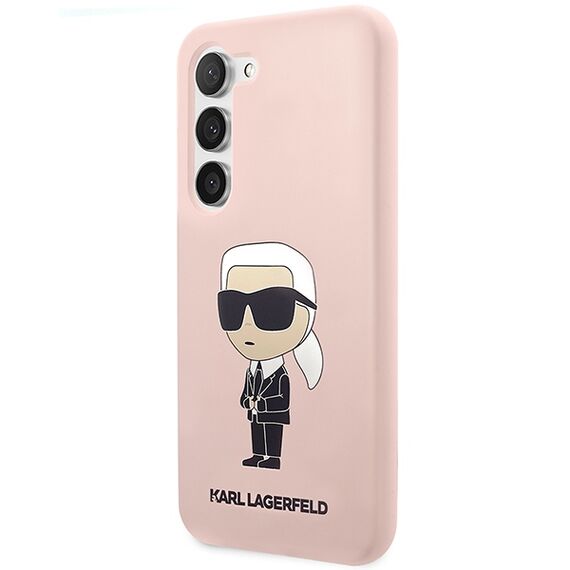 Karl Lagerfeld KLHCS23MSNIKBCP S23+ S916 hardcase pink/pink Silicone Ikonik | Techbox